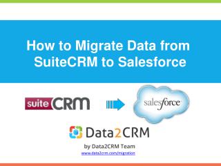 How to Migrate SuiteCRM to Salesforce with DAta2CRM