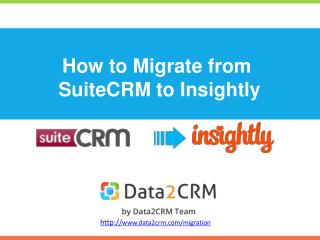 Migrate SuiteCRM to Insightly in a Fully Automated Way