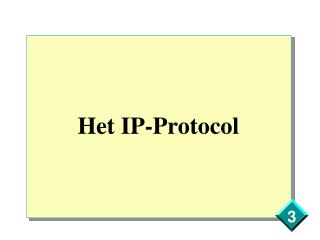 Het IP - Protocol