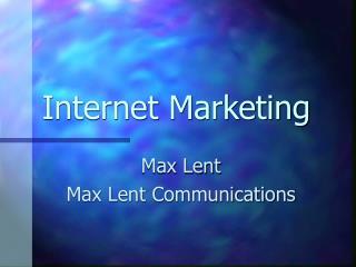 Internet Marketing