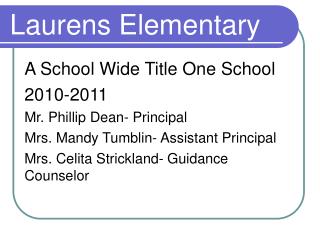 Laurens Elementary