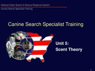 Canine Search Specialist Training