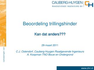 Beoordeling trillingshinder