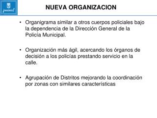 NUEVA ORGANIZACION