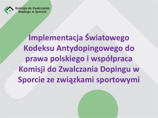 Płaszczyzny współpracy z polskimi związkami sportowymi