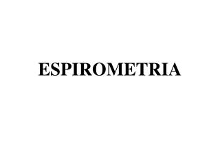 ESPIROMETRIA