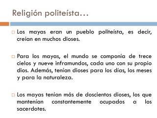 Religión politeísta…