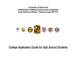 University of Richmond Department of Military Science and Leadership