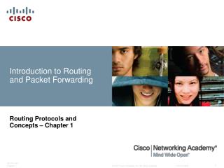 Introduction to Routing and Packet Forwarding