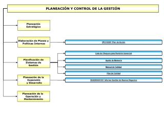 PLANEACIÓN Y CONTROL DE LA GESTIÓN