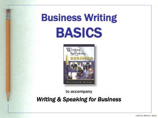 Business Writing BASICS