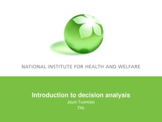 Introduction to decision analysis