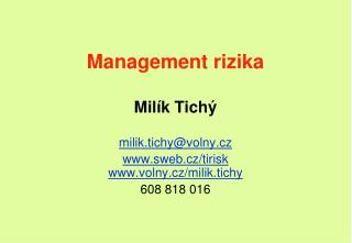 Management rizika