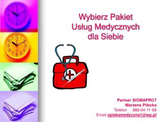 Wybierz Pakiet Usług Medycznych dla Siebie