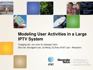 Modeling User Activities in a Large IPTV System