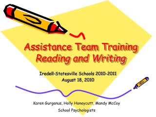 Assistance Team Training Reading and Writing