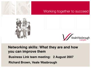 Networking skills: What they are and how you can improve them