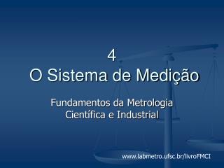 4 O Sistema de Medição