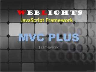 W EB L IGHTS JavaScript Framework