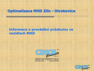 Optimalizace MHD Zlín - Otrokovice