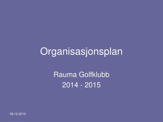 Organisasjonsplan