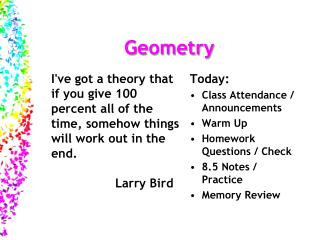 Geometry