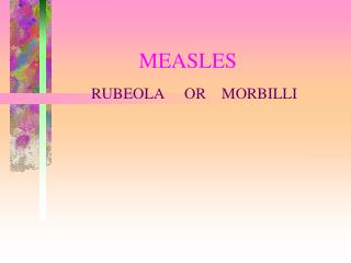 MEASLES