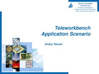 Teleworkbench Application Scenario