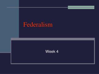Federalism