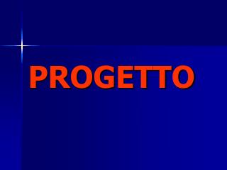 PROGETTO