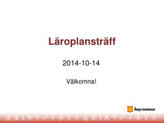 Läroplansträff