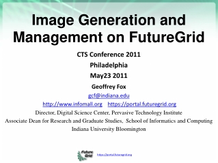 Image Generation and Management on FutureGrid