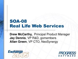 SOA-08 Real Life Web Services