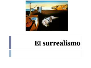 El surrealismo