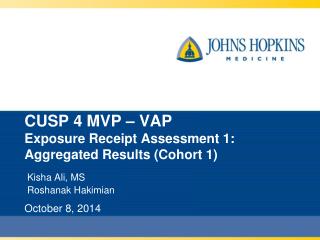 CUSP 4 MVP – VAP Exposure Receipt Assessment 1: Aggregated Results (Cohort 1)