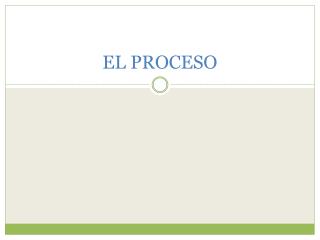 EL PROCESO