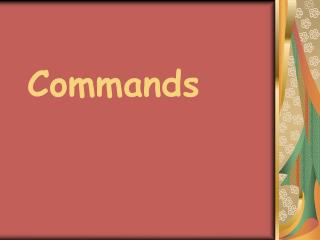 Commands