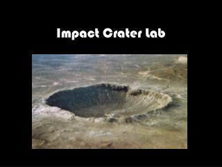 Impact Crater Lab