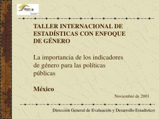 Noviembre de 2001