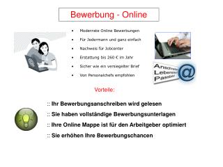 Bewerbung - Online