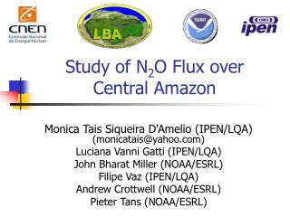 Study of N 2 O Flux over Central Amazon