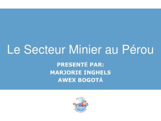 Le Secteur Minier au Pérou