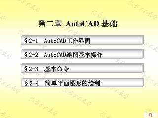 第二章 AutoCAD 基础
