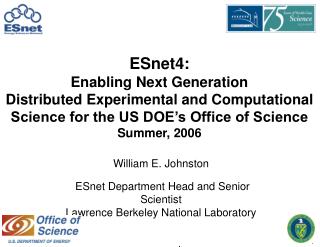 DOE Office of Science and ESnet