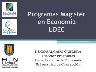 Programas Magister en Economía UDEC