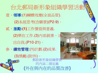 台北郵局新形象組織學習活動