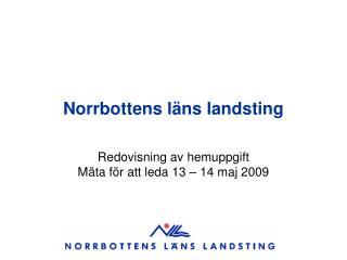 Norrbottens läns landsting