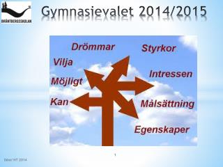 Gymnasievalet 2014/2015