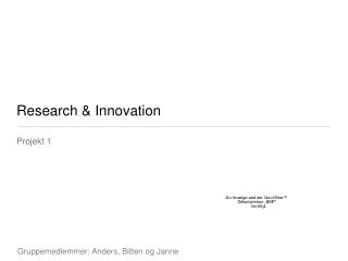 Research &amp; Innovation