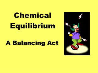 Chemical Equilibrium